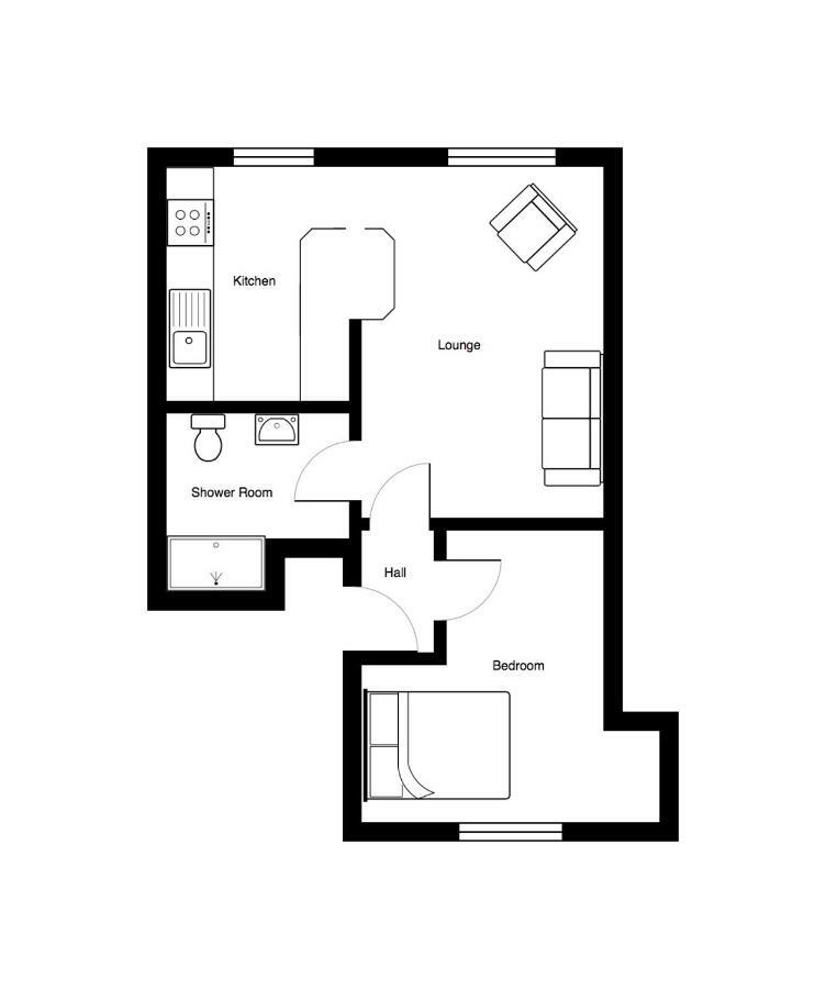 Apartament Fort Crescent - Margate Zewnętrze zdjęcie